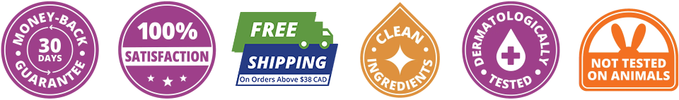 Free shipping in USA, 30 days money back guarantee, No additives or binders, Not tested on animals