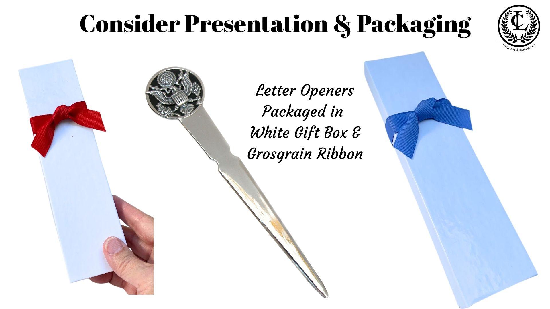 Consider Presentation and Packaging when creating custom gifts