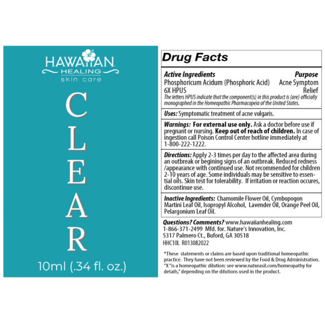 CLEAR Acne Treatment  Hawaiian Healing Skin Care