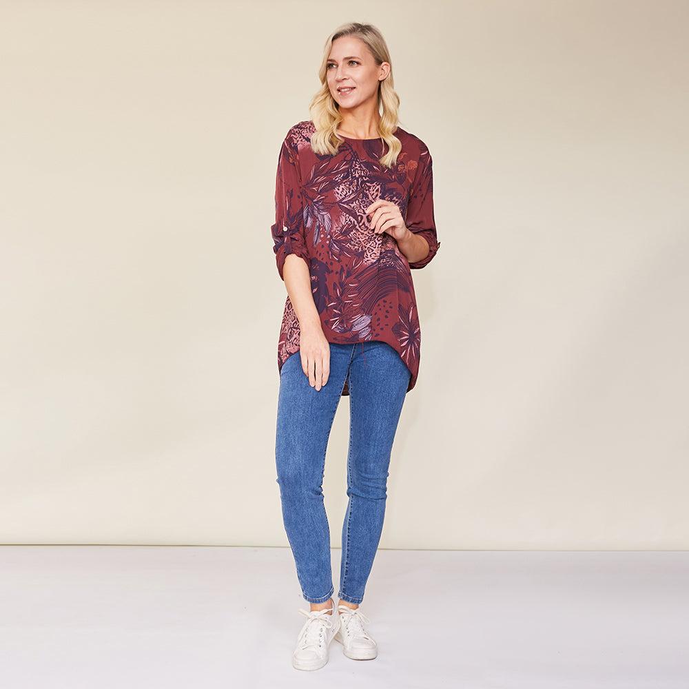 Eli Top (Burgundy)