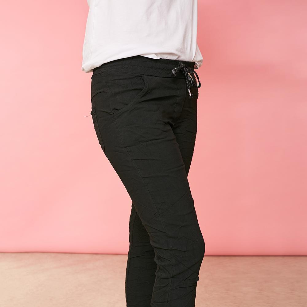 Charlie Relaxed Stretch Jogger(Black)