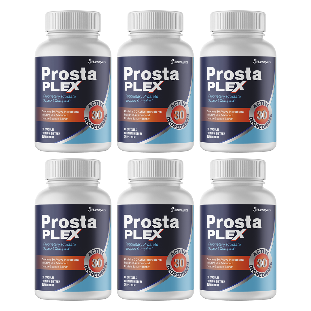 6 Bottles ProstaPlex Proprietary Prostate Support Prosta Plex - 60 Capsules x 6