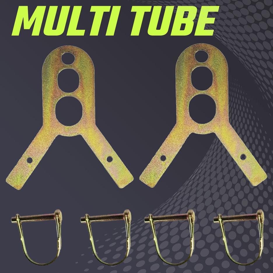 KYL Metal Target Stand Leg Brackets (Pair) For EMT Tubing