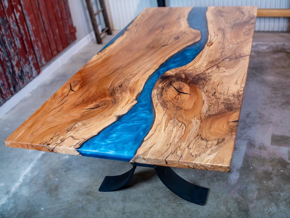 Custom Maple River Dining Table