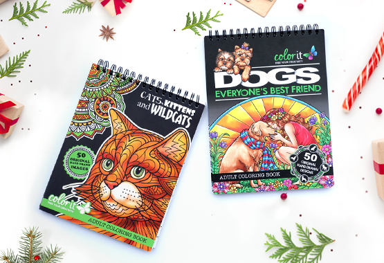 Animal Lovers Coloring Book Bundle 