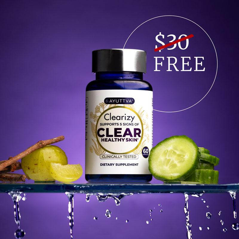 FREE full-size Clearizy bottle, worth $30
