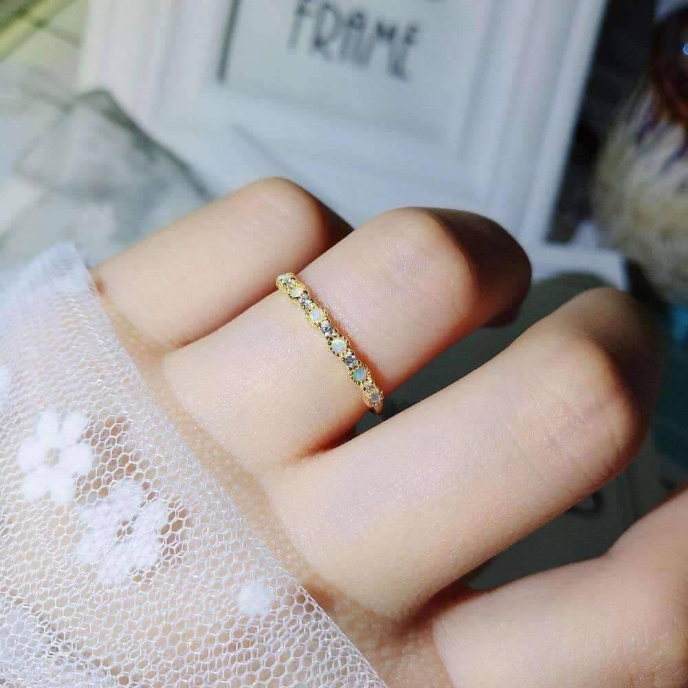 Debra dots opal ring