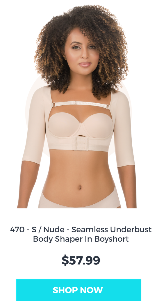 Back support shapewear with bust support