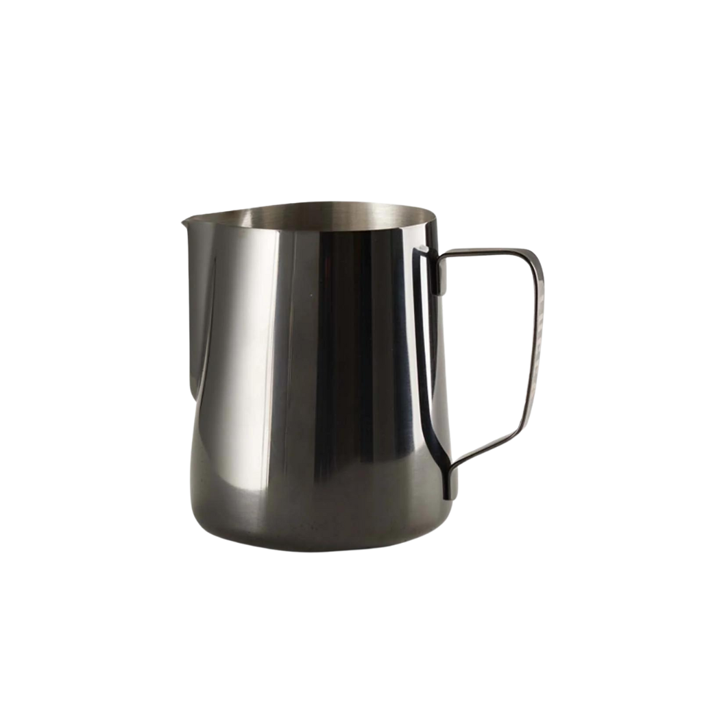 lucca black milk pitcher