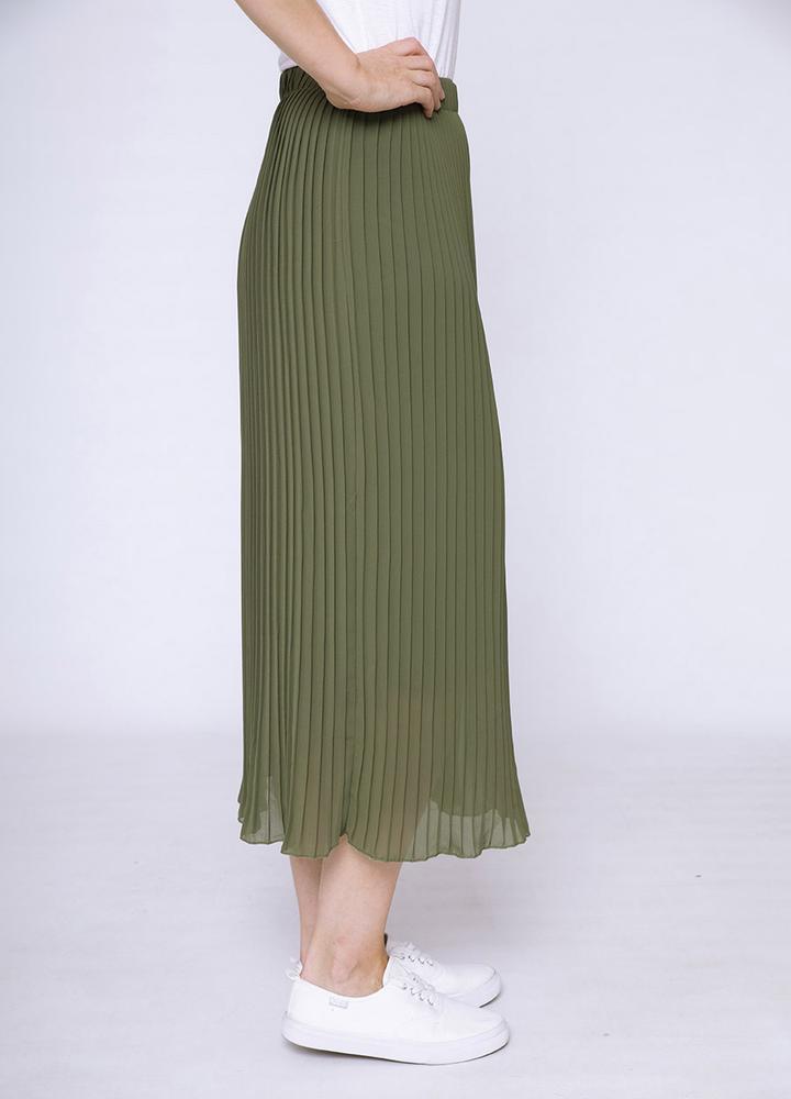 Long Pleat Skirt