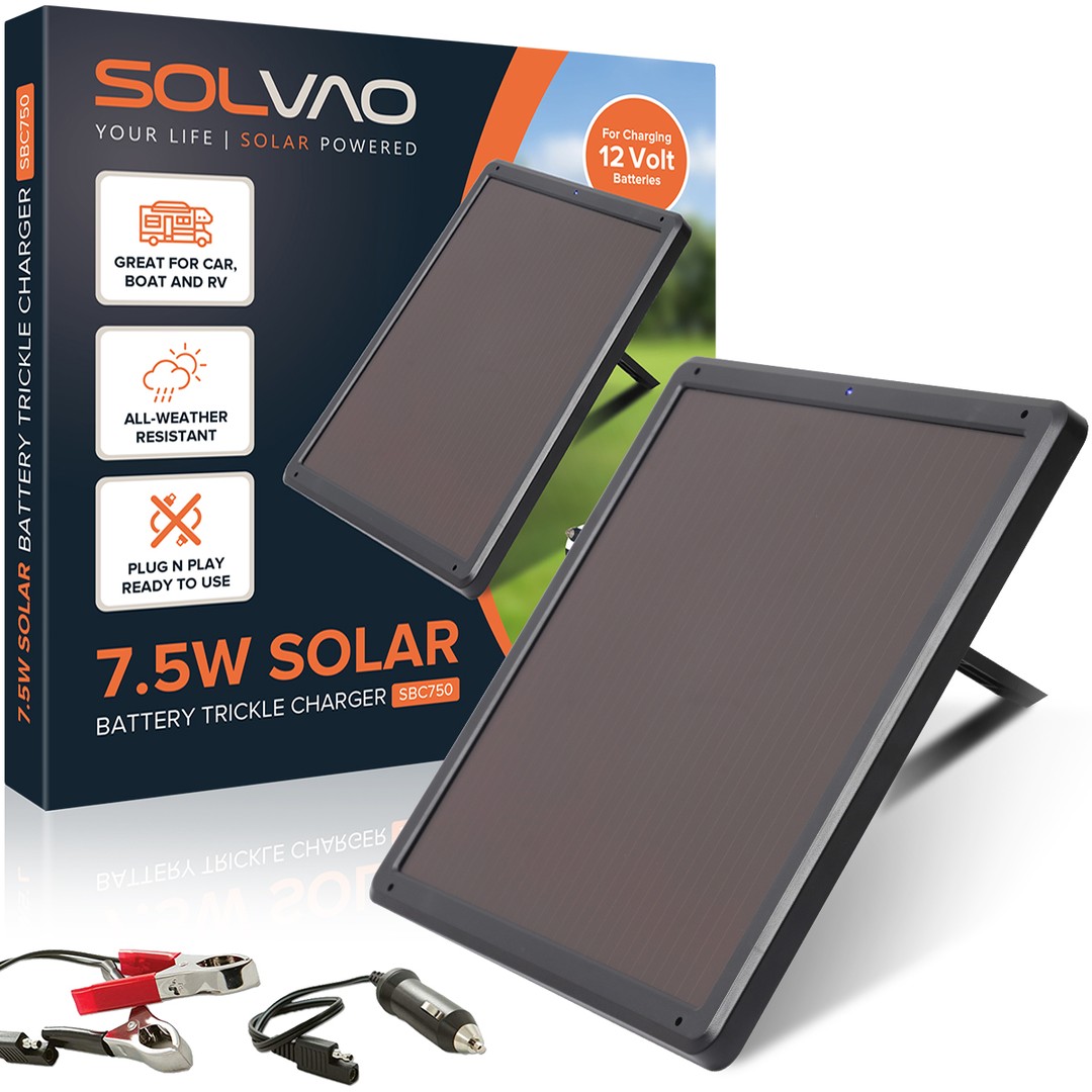 SOLVAO  Solar Trickle Charger & Battery Maintainer | SOLVAO