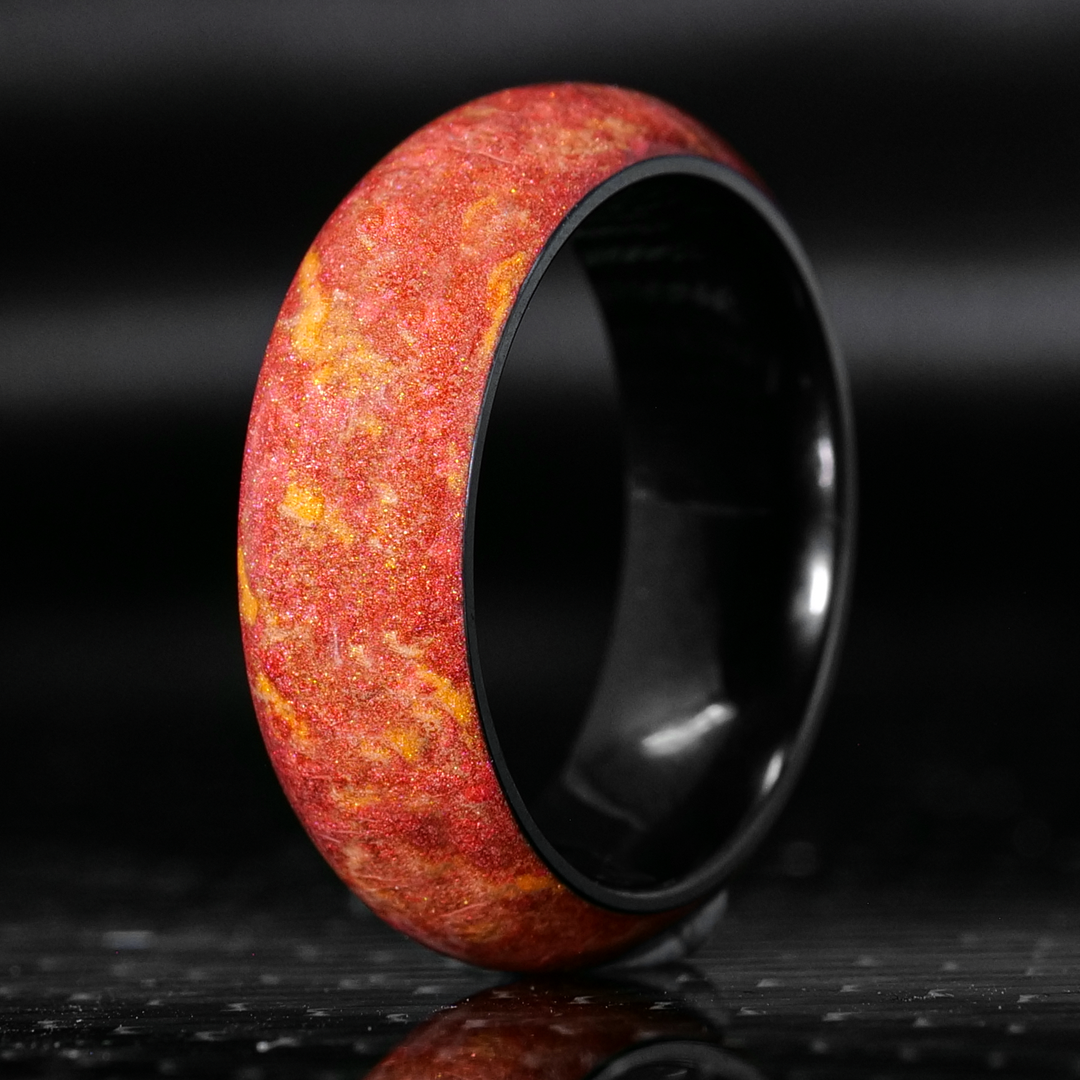 Mars themed ring space jewelry.