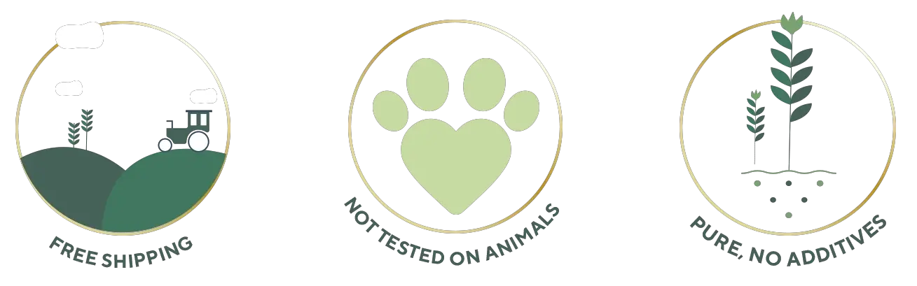 free shipping | not tested on animals | pure, no additives mob 1