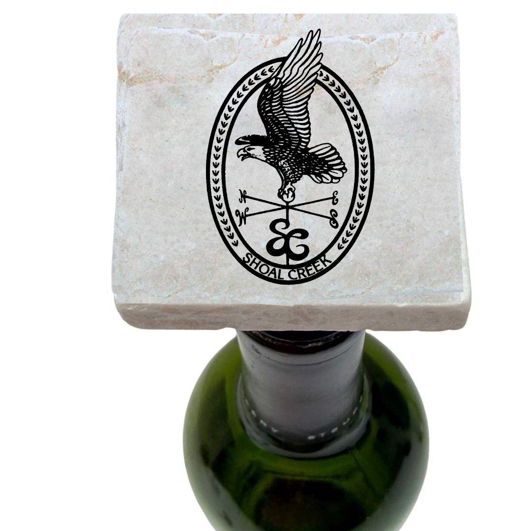 Custom Gift for Golf Tournament Marble Wine Bottle Stopper