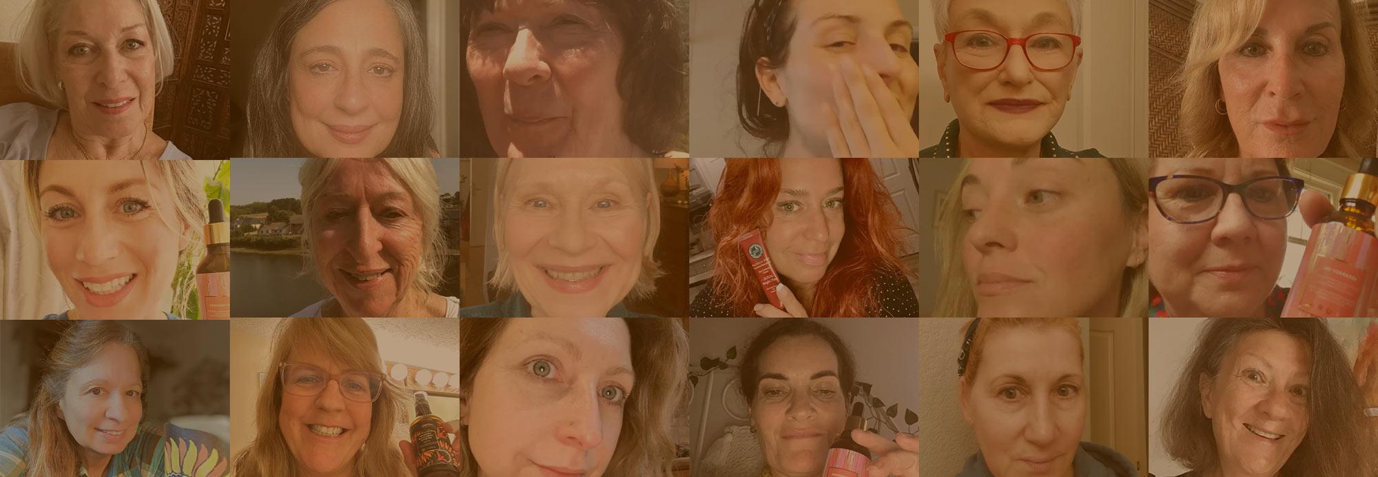 testimonial image collage