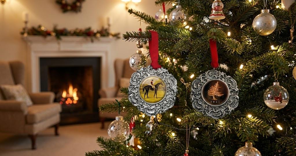 Custom Logo Christmas ornaments corporate gifts