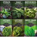 Hydroponic vegetable collection - 6 heirloom vegetable seed packets