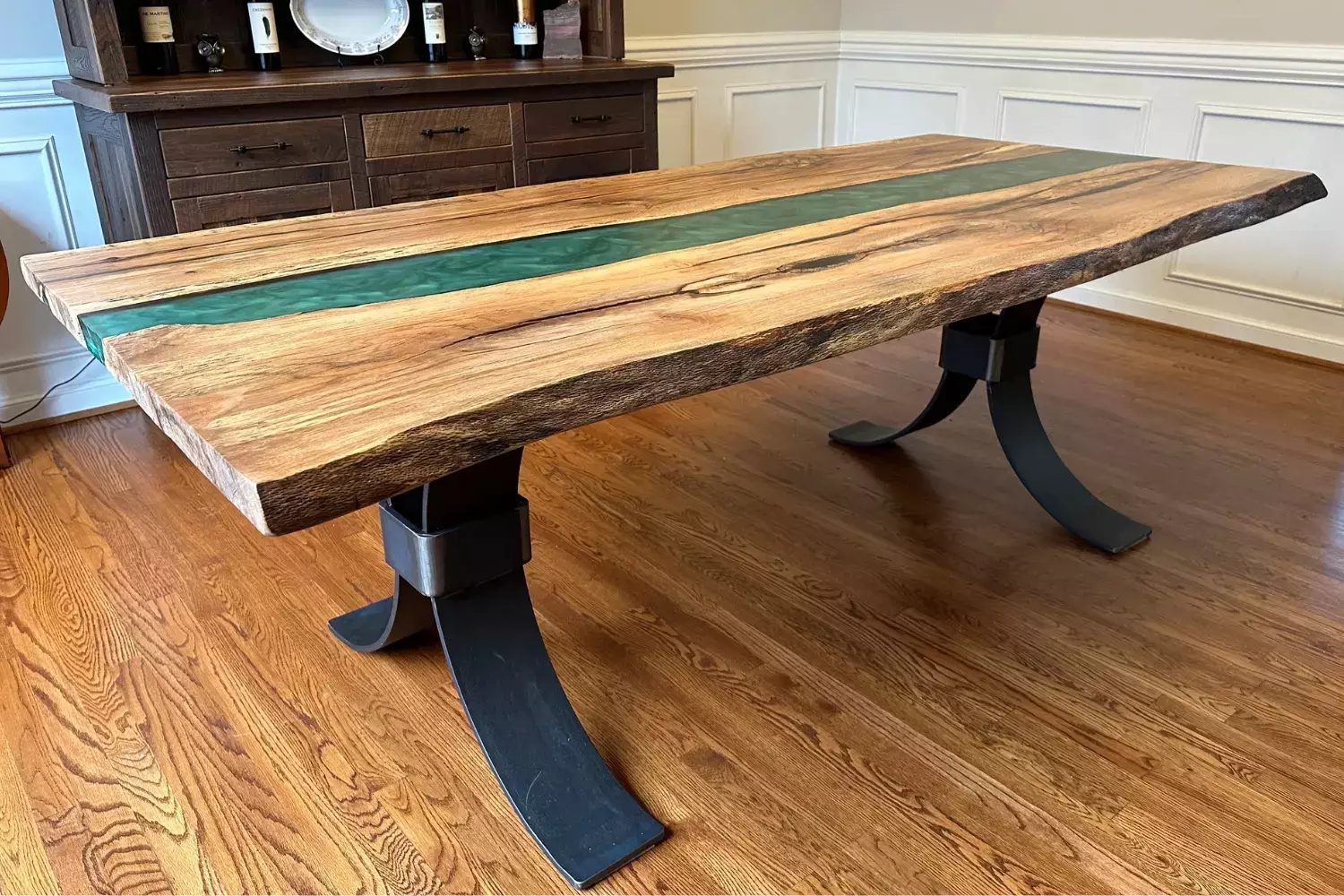 Live Edge Maple River Table