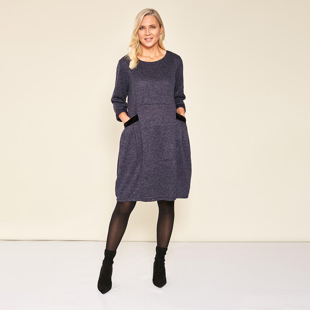 Nina Dress (Navy)