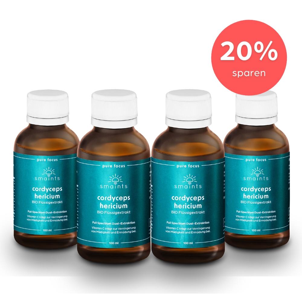 smaints Pure Focus Flüssigextrakt mit Cordyceps und Hericium L_P