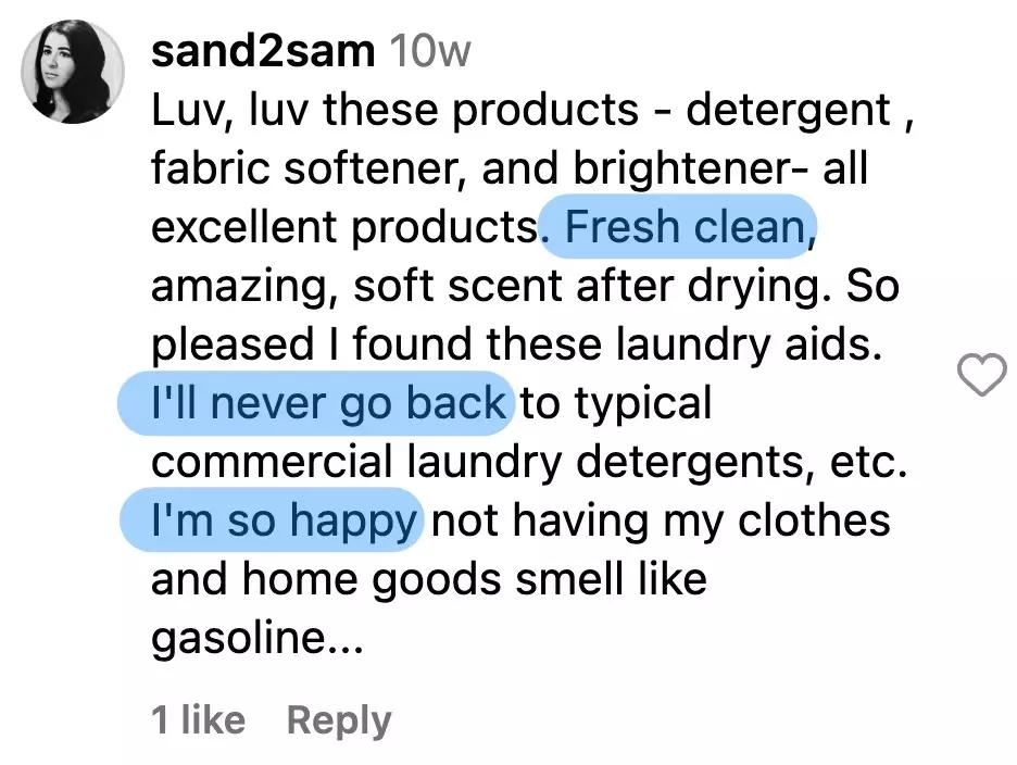 Sand2sam Facebook comment.