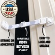 adjustable cat door strap