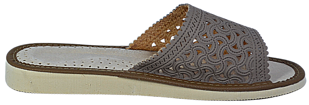 Harmonia - Women bedroom slipper - Reindeer Leather