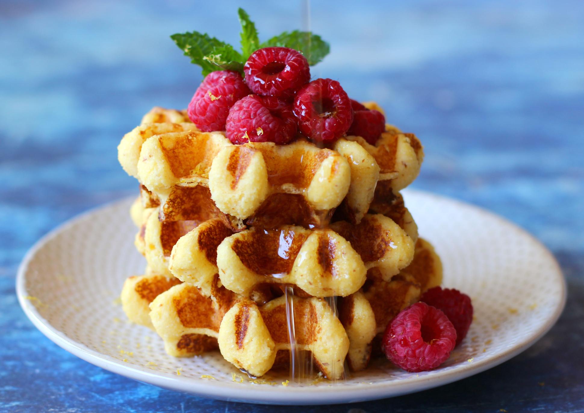 Keto LemonRicotta Belgian Waffles Wellness Bakeries