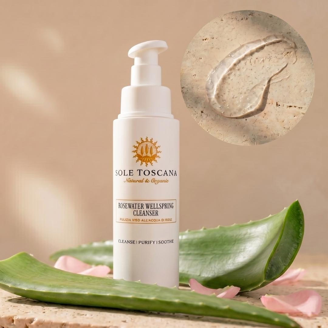Rosewater Wellspring Cleanser - Sole Toscana