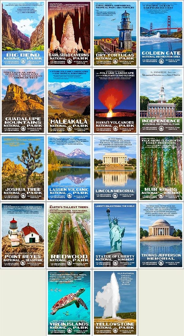 Series C | National Park Postcards