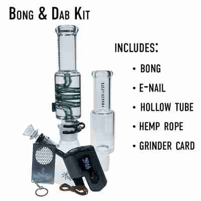 Freeze Pipe Bong and Bong XL Dab Kit