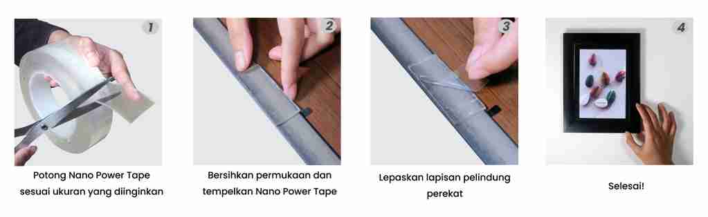 cara penggunaan nano tape