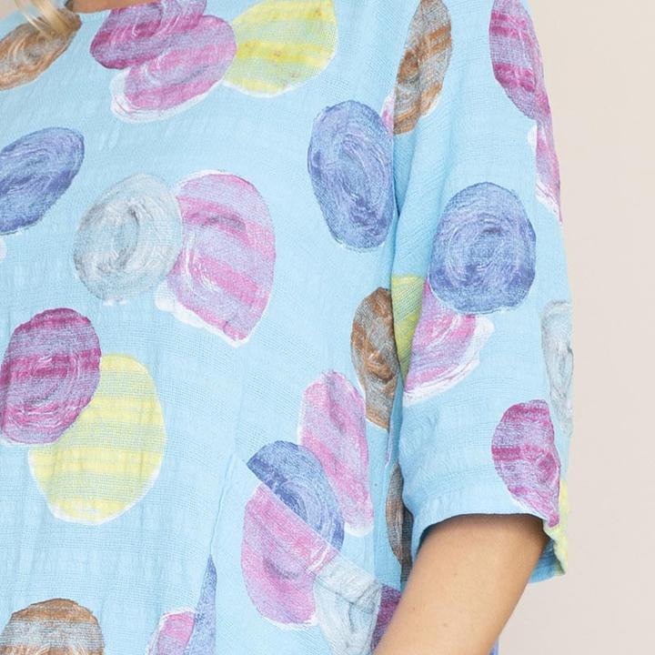 Grace Bubble Top (Blue)