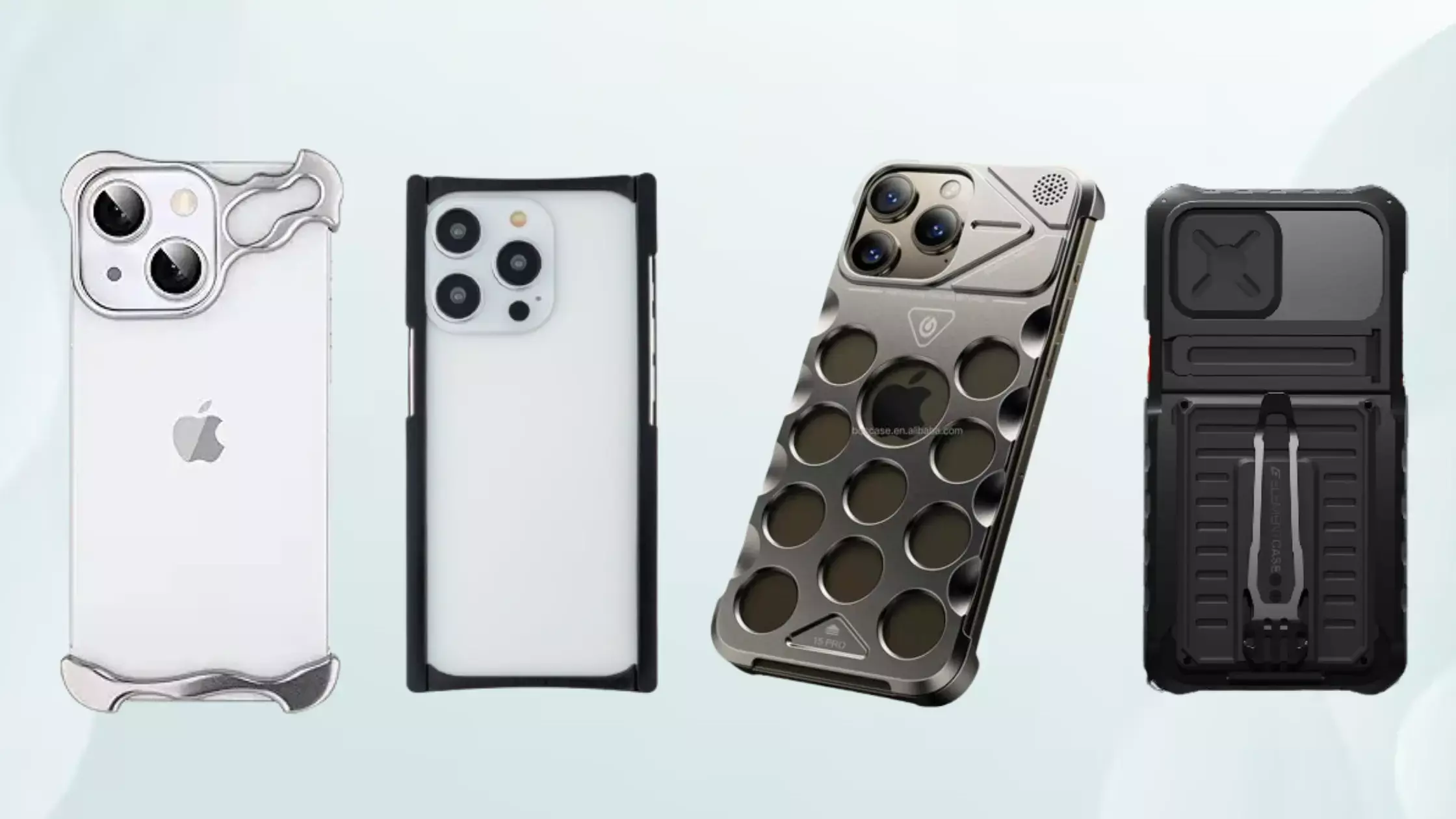 aerospace grade aluminum iPhone cases