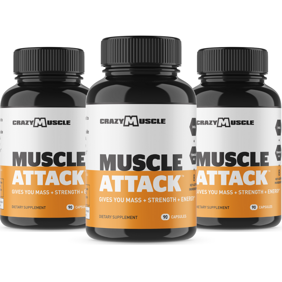 Muscle Attack - 3 Bottles