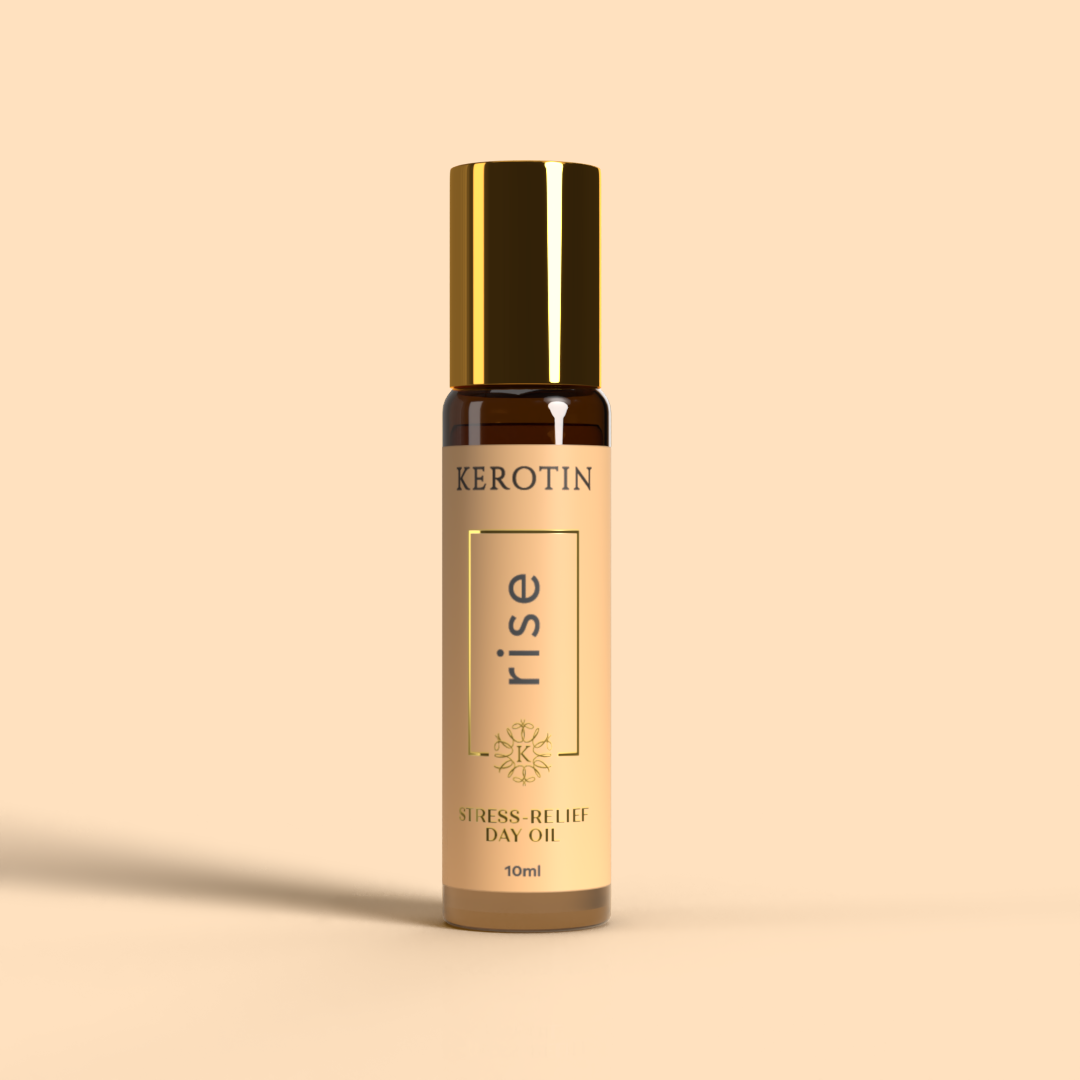 Stress-relief morning oil called rise, made to boost your mood during the day