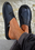 Orion - Mens black scuff slippers - Reindeer Leather