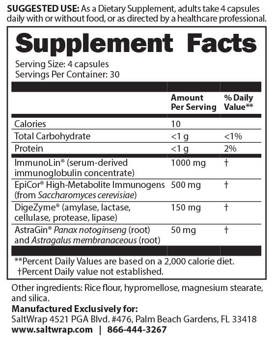 Gut Clinic Supplement Facts