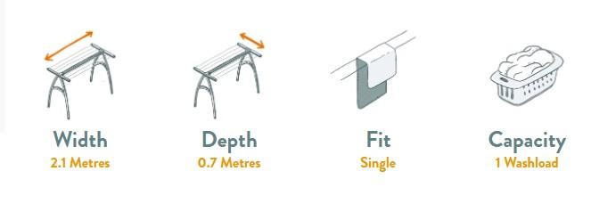 Hills Portable 120 Clothesline