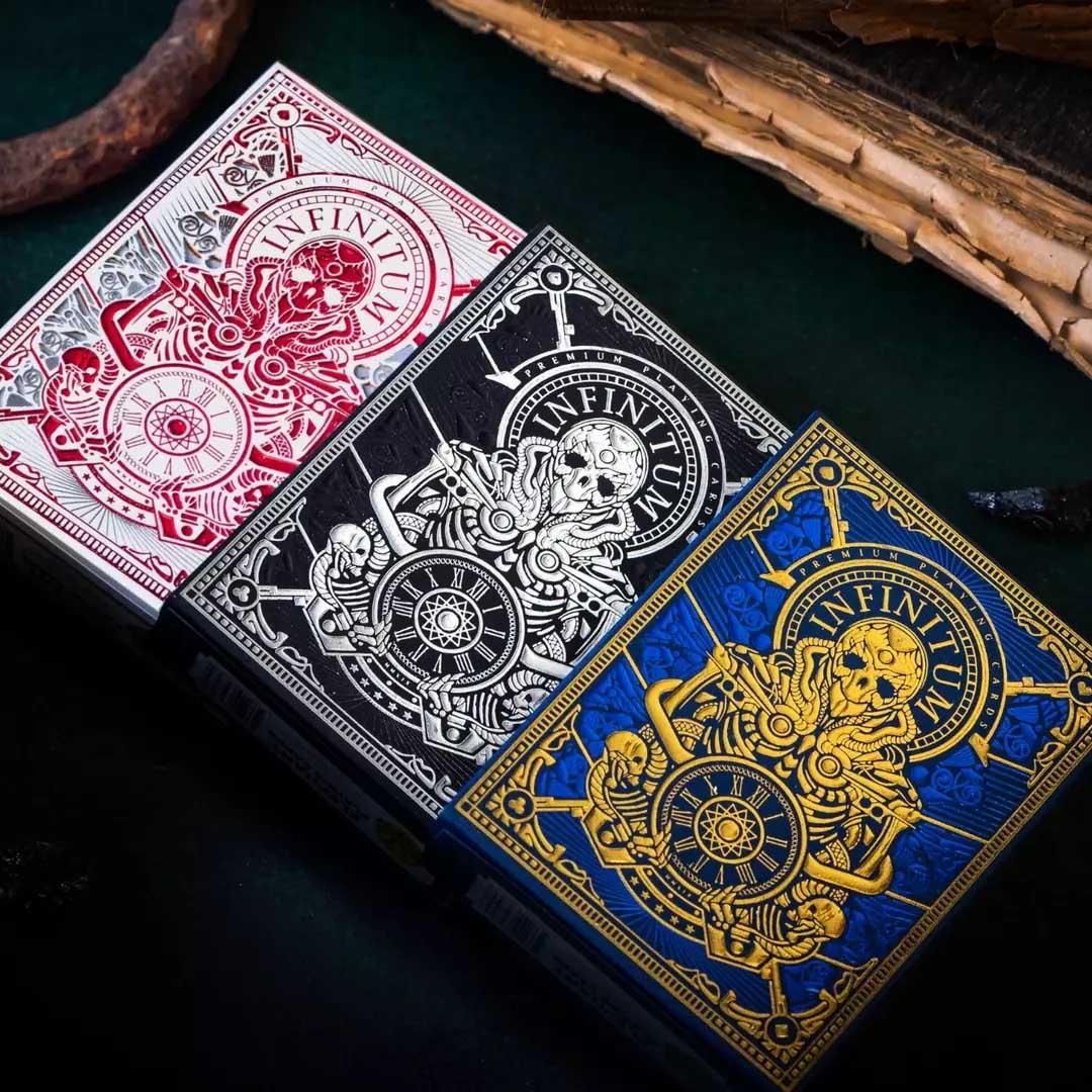 infinitum custom playing cards, talking point cards