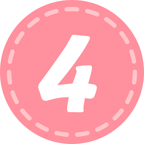 #4 in pink circle