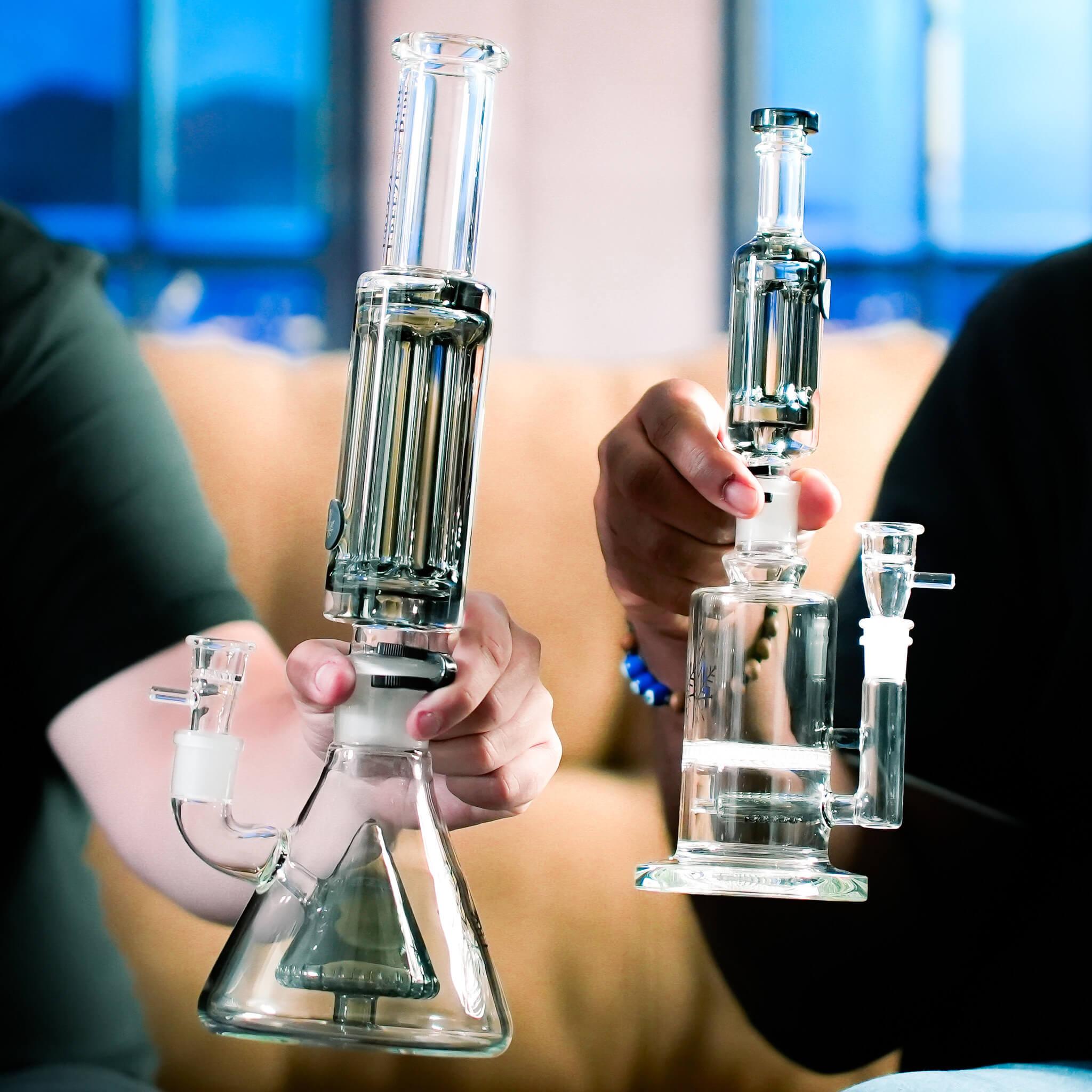 recycler pieces on table