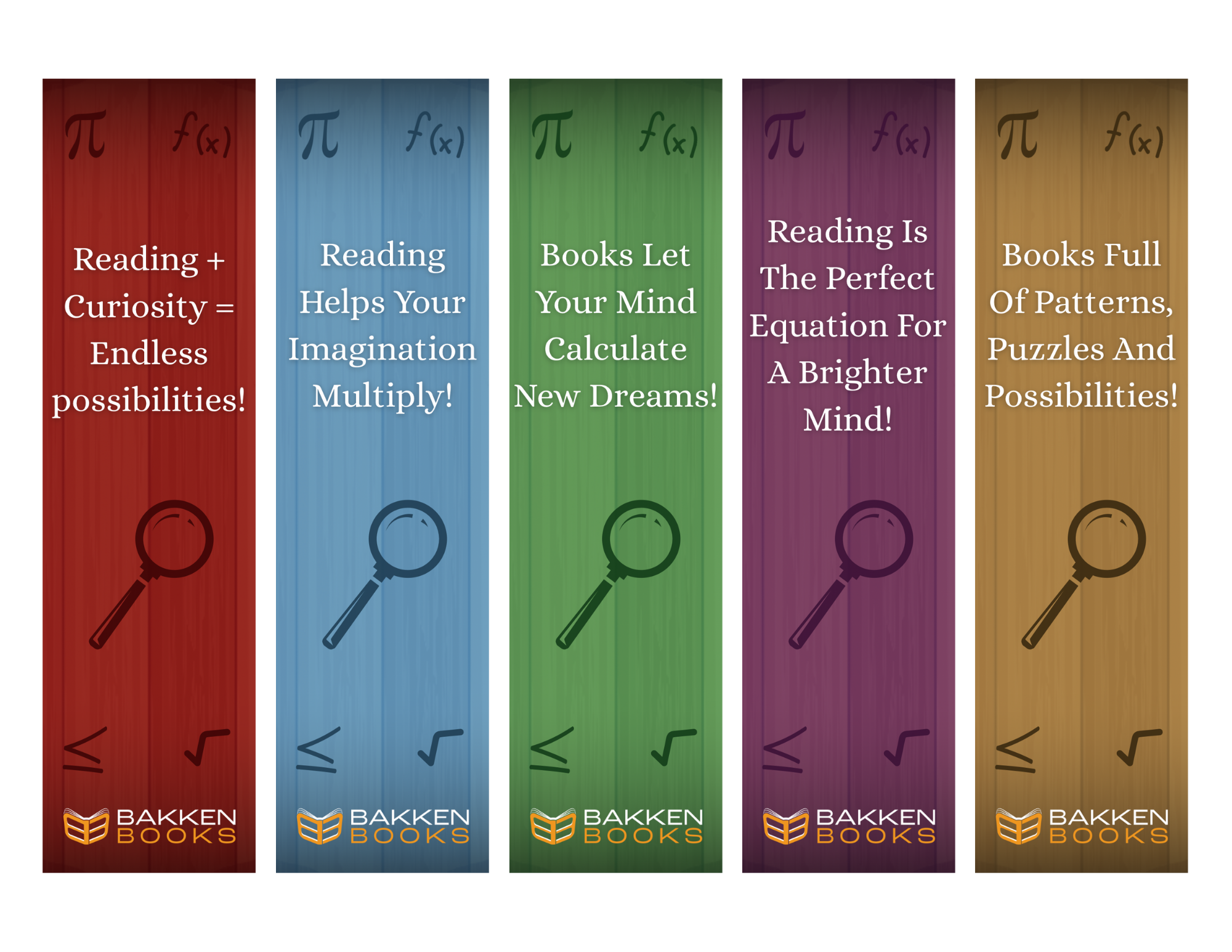 The Math Inspectors Bookmarks