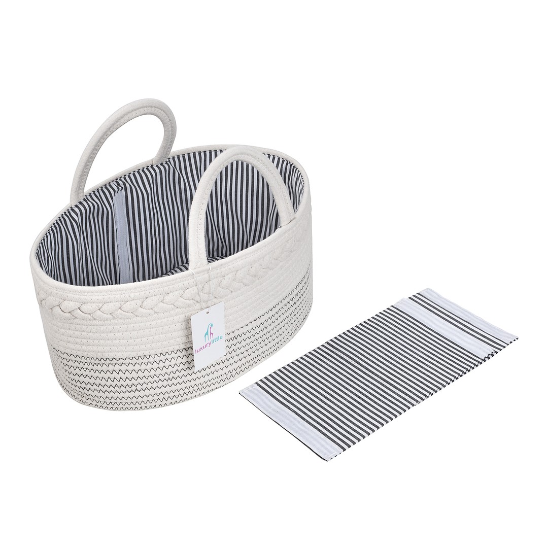 Rope Baby Diaper Caddy