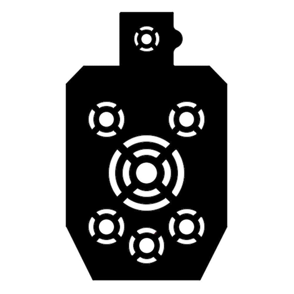 IPSC full torso painting stencil