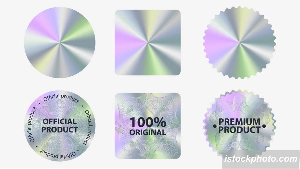 kode keamanan dokumen, stiker hologram, stiker segel hologram