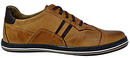 Jude - Mens dress casual leather sneakers - Reindeer Leather