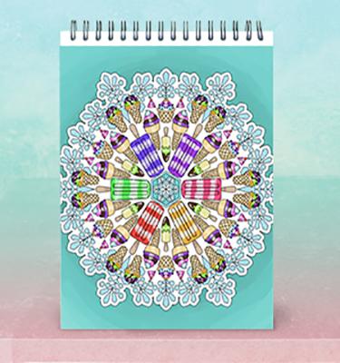 ColorIt Dessert Mandalas Coloring Page