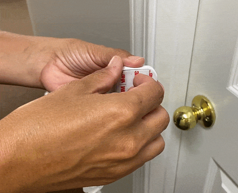 Installing The Door Buddy - Gif.