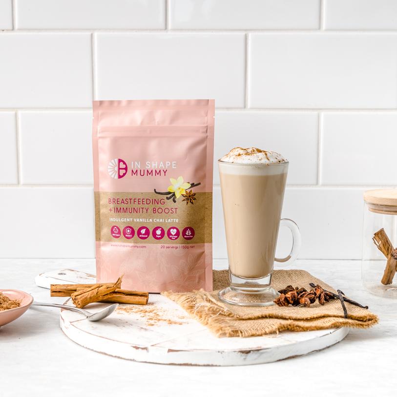 Breastfeeding Boost Chai Latte In Shape Mummy